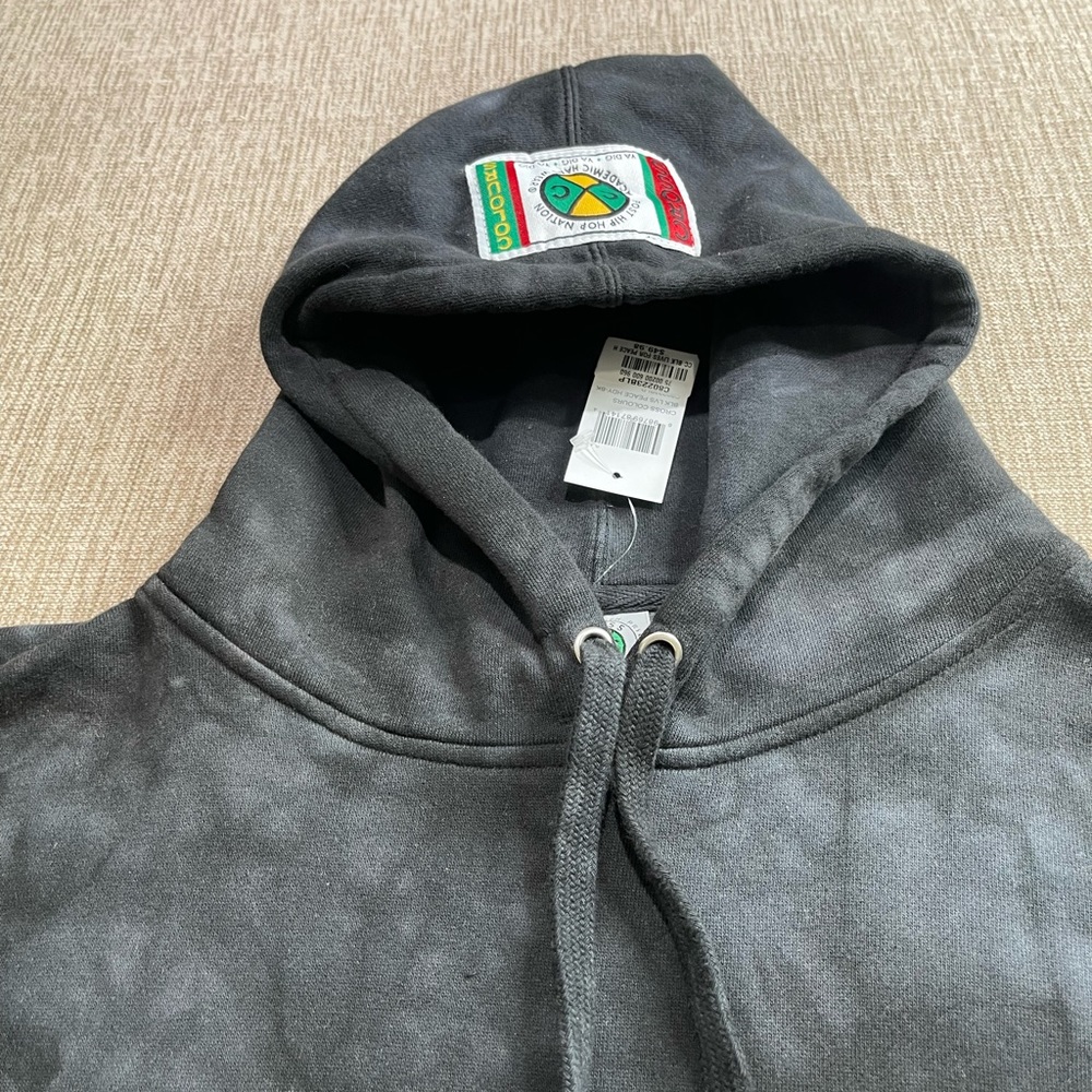 Cross Colours Black Hoodie with Multicolor Print - Picture 7 of 11